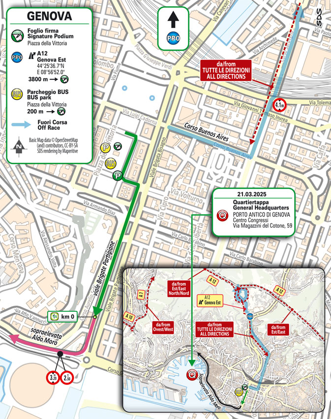 Partenza/Start Milano Women 2025
